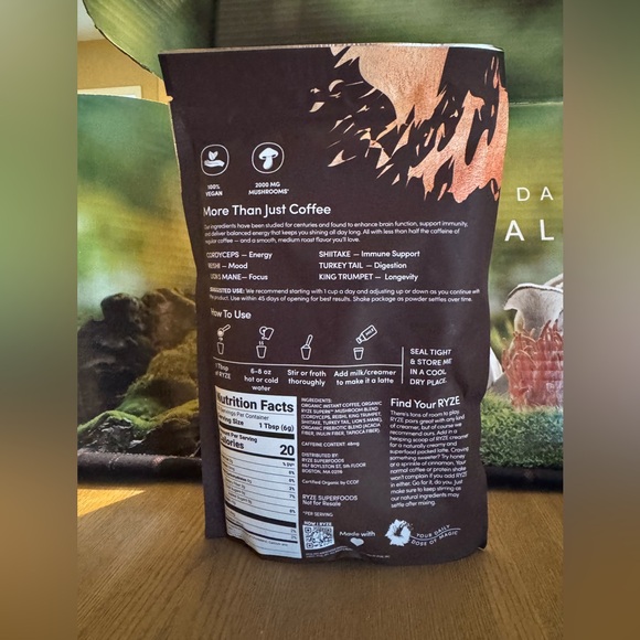 Mushroom Coffee : Pumpkin Creamer : Vanilla Creamer :Overnight Oatmeal:Glass Jar - Picture 3 of 11